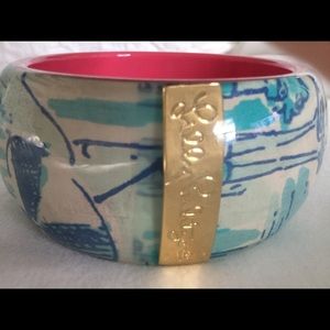 Lilly Pulitzer Fresh Catch Toile Bangle